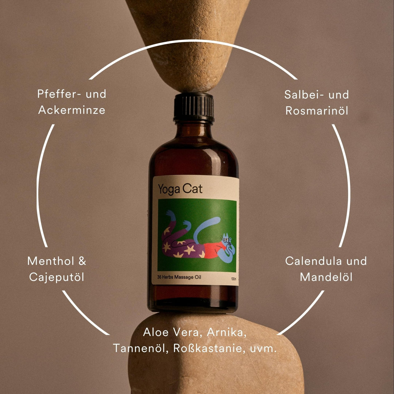 36 Herbs Massage Oil - yogacat.com